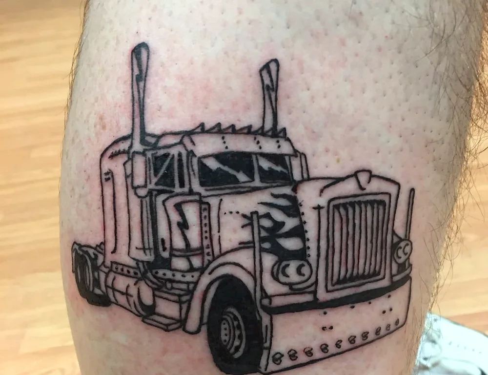 Lorry tattoo