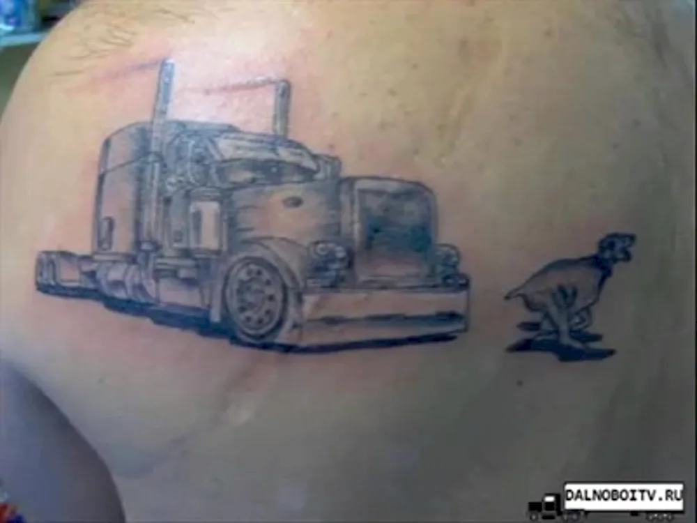 Lorry tattoo