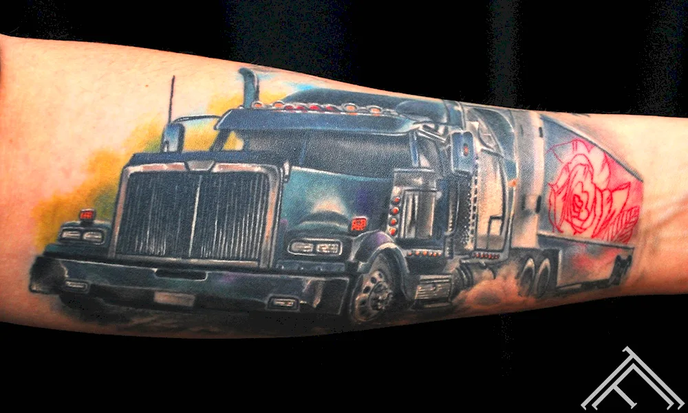 Lorry tattoo