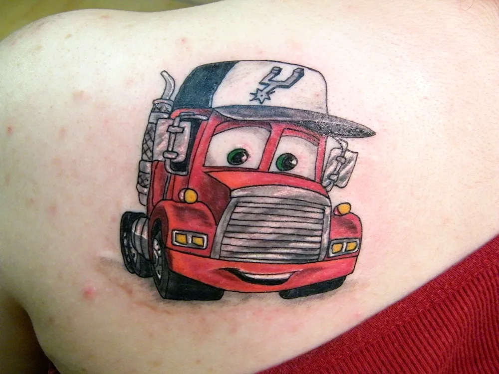 Lorry tattoo