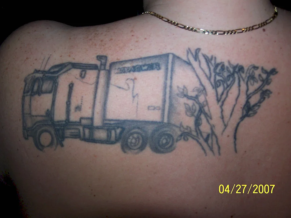 Lorry tattoo