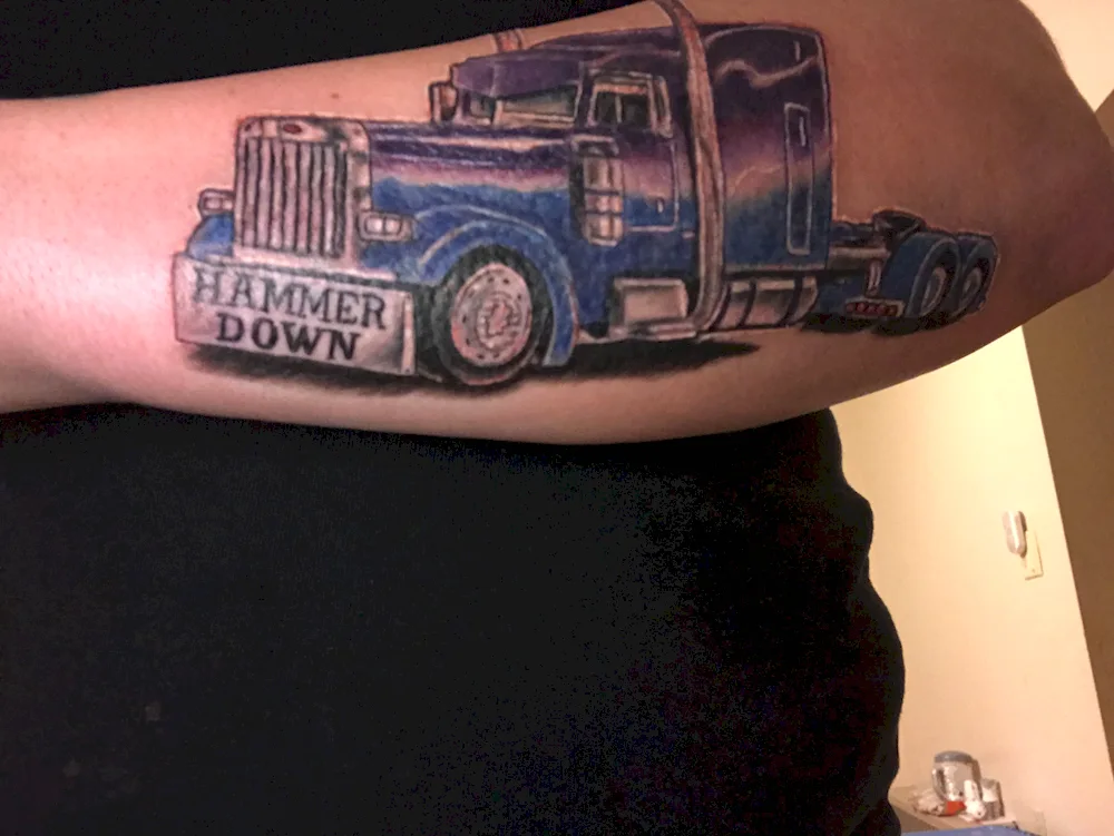 Lorry tattoo