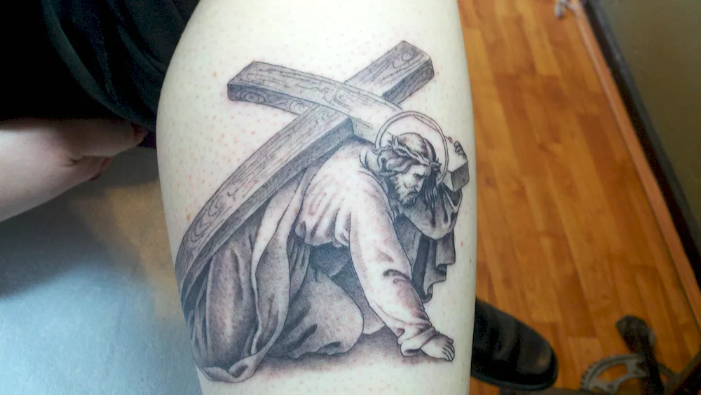 Tattoo Jesus on the cross