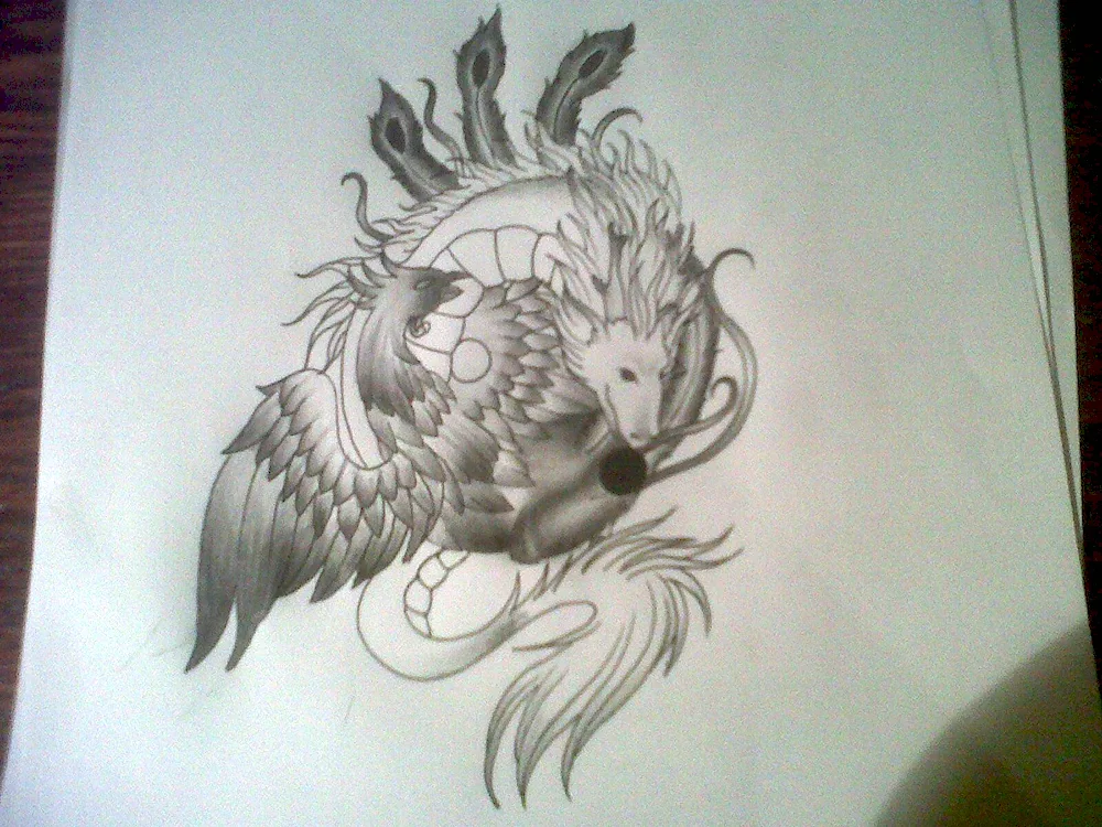 Phoenix and Dragon in Chinese mythology