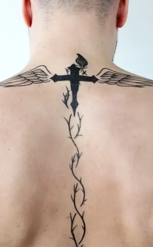 Conor MACGREGOR back tattoo