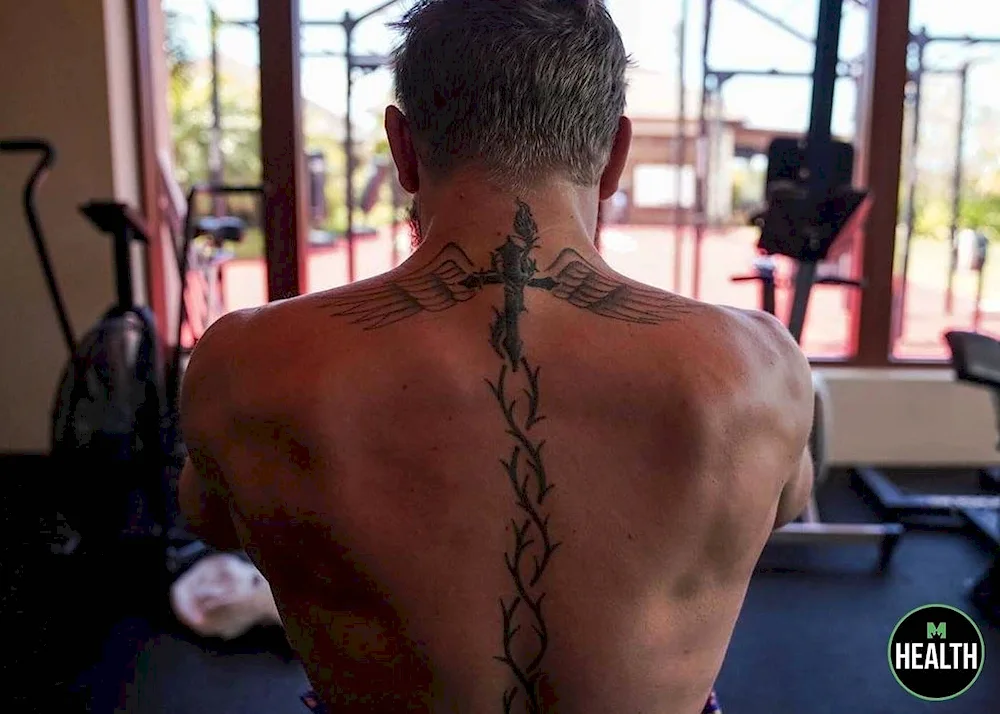 Conor MACGREGOR back tattoo