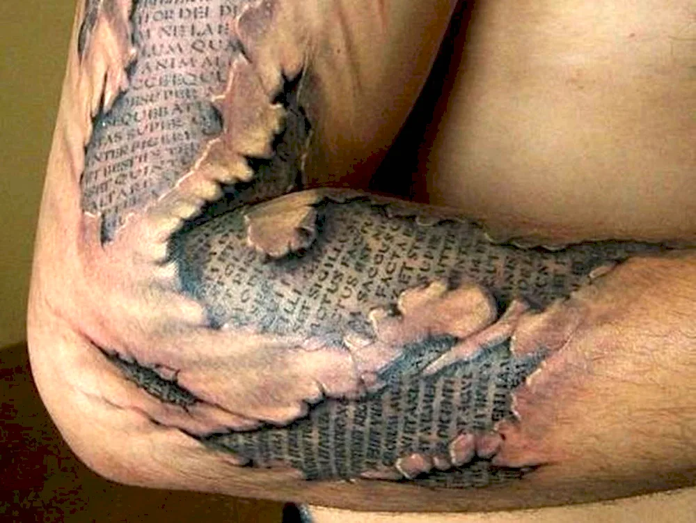 Snake Skin Tattoo