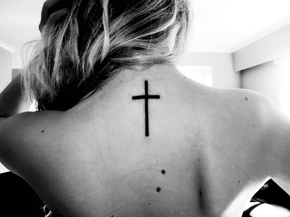 Cross tattoo