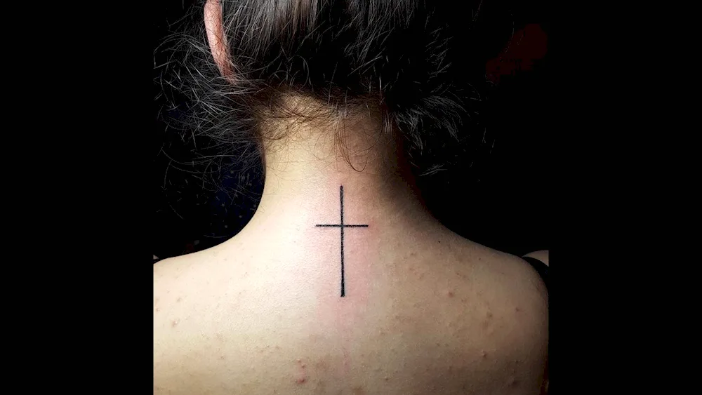 Cross tattoo