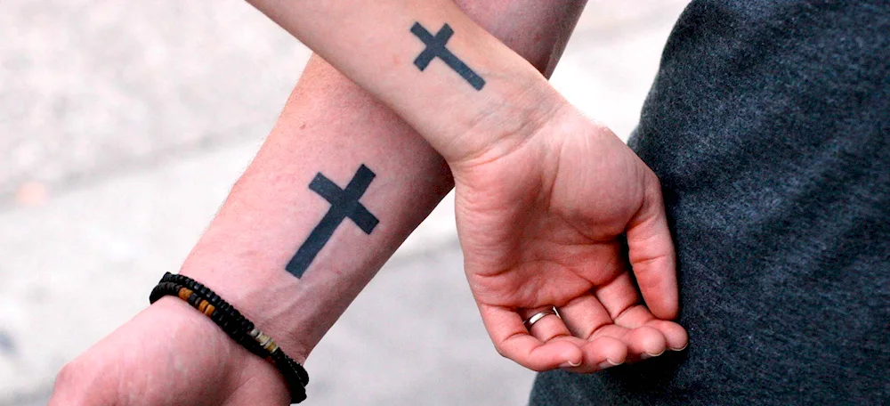 Cross tattoo