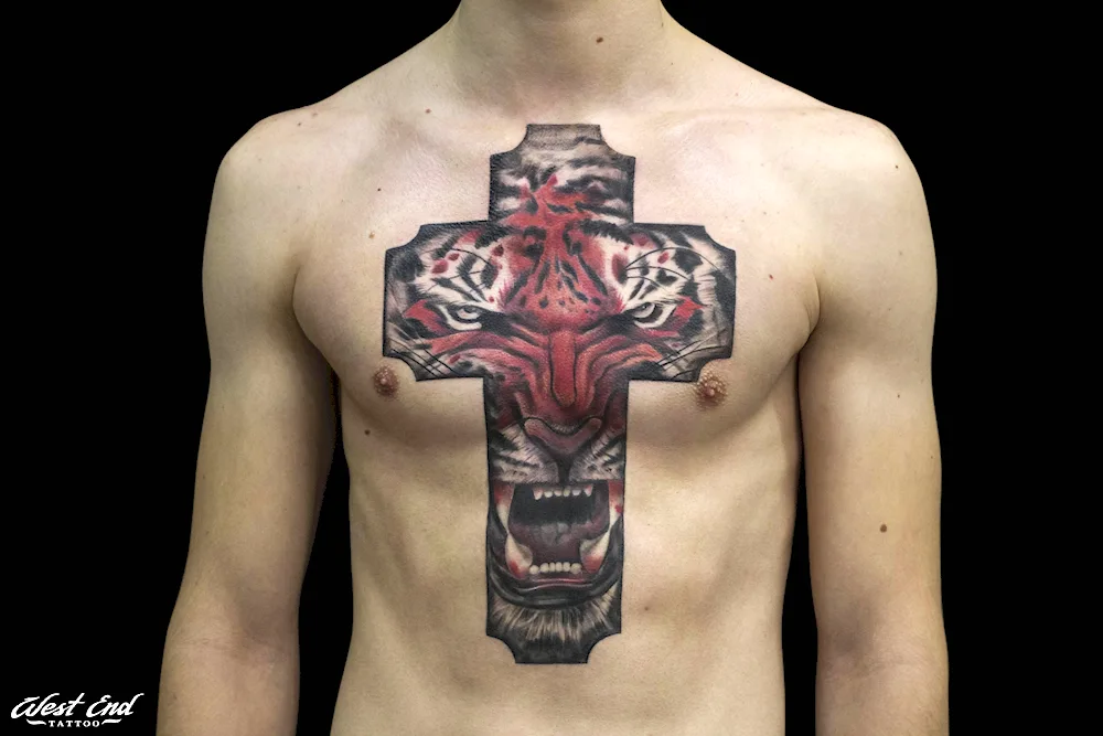 Tattoo cross