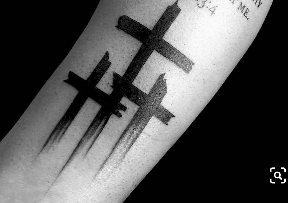 Tattoo cross