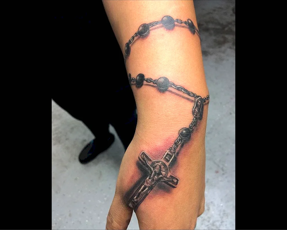 Tattoo cross