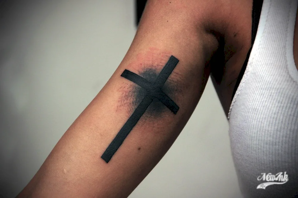 Tattoo cross