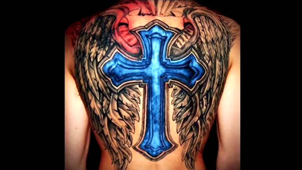 Tattoo cross