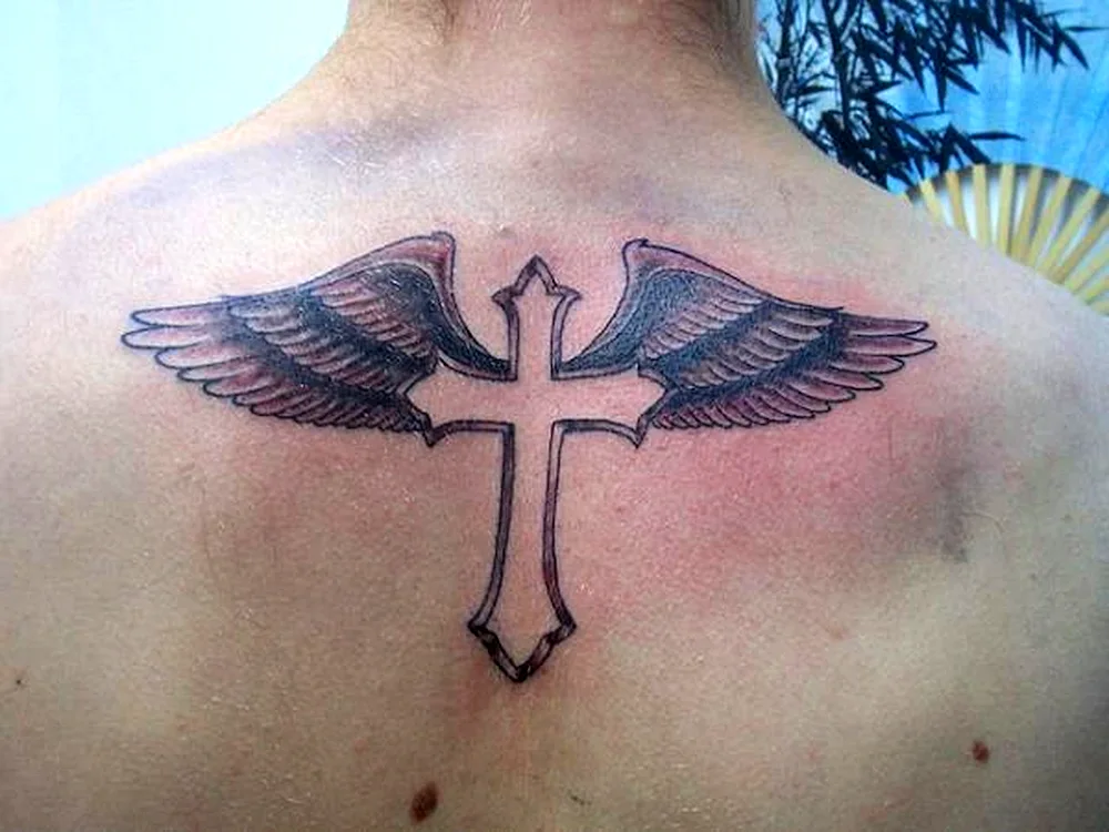 Tattoo cross