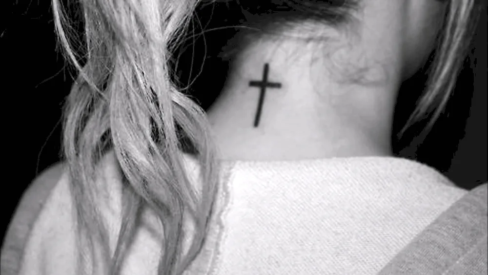 Cross tattoo