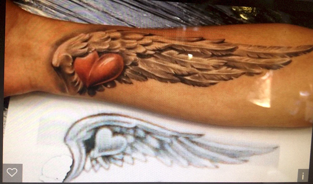 Angel tattoo