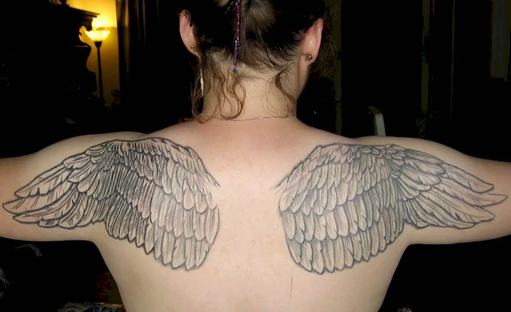 Wings tattoo