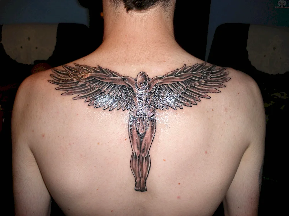 Angel tattoo