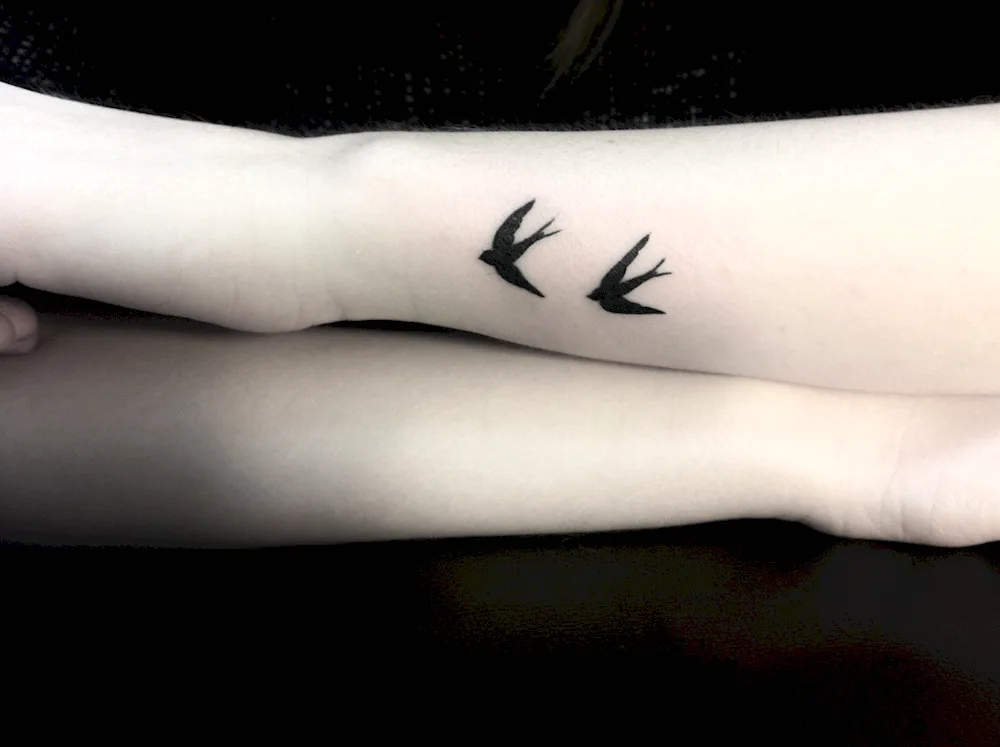 Swallow tattoo