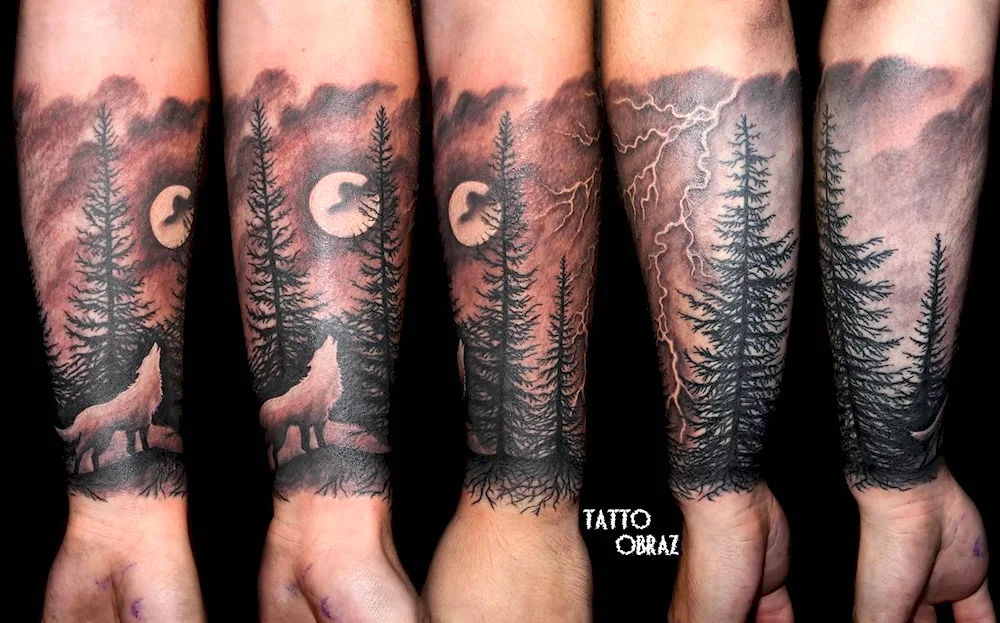 Forest tattoo