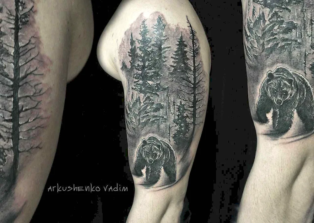 bear tattoo