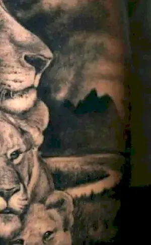 Lion tattoo