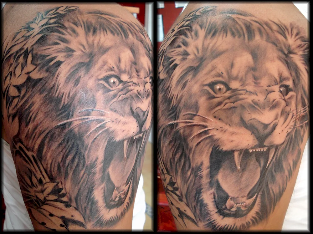 Lion tattoo