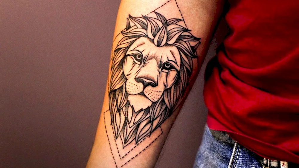 Lion tattoo