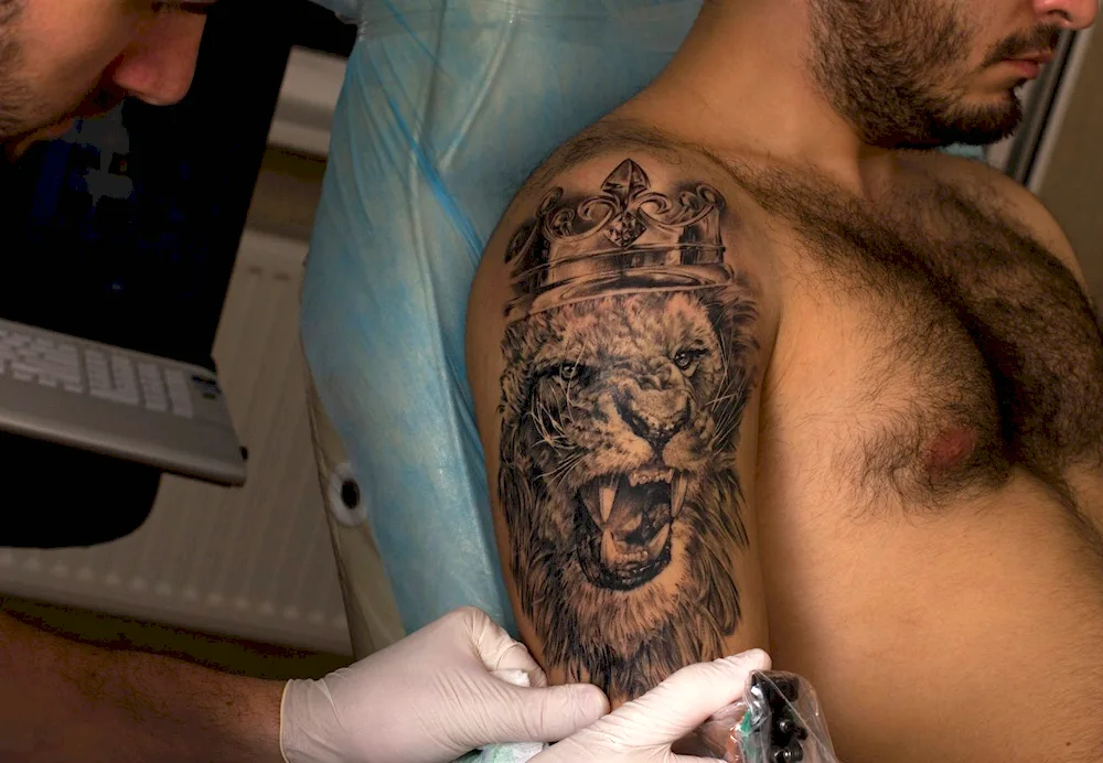 Lion tattoo