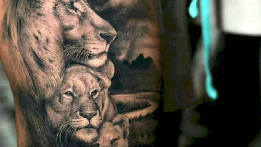 Lion tattoo