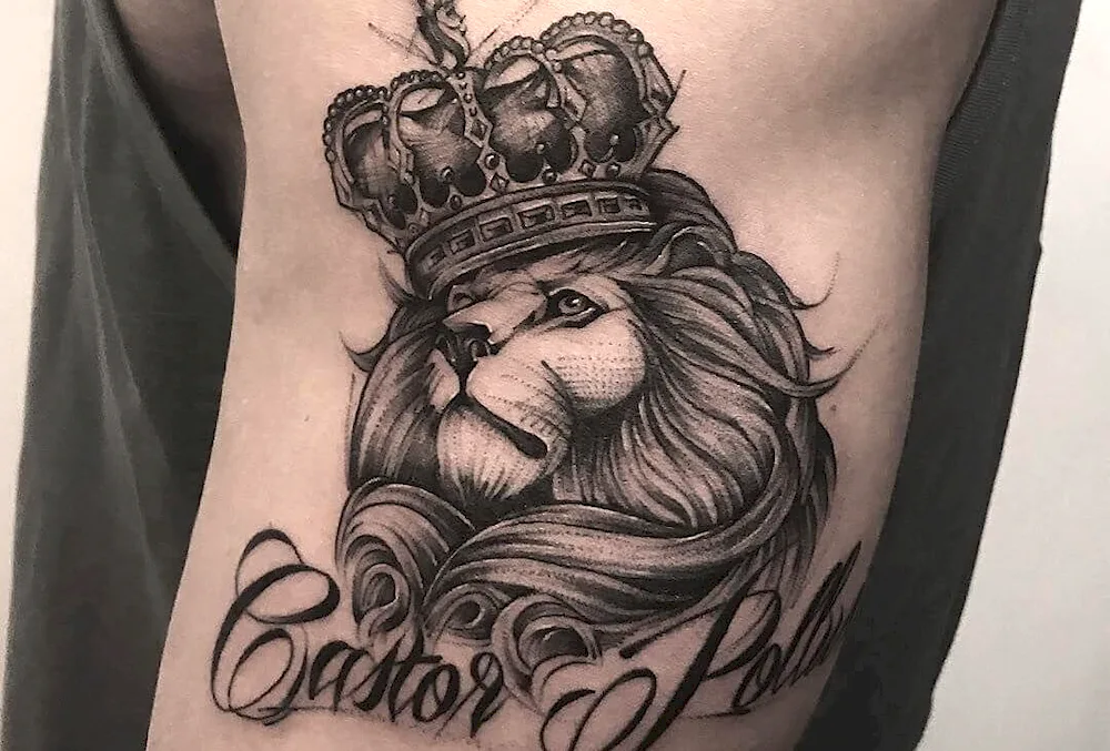 Lion dotwork