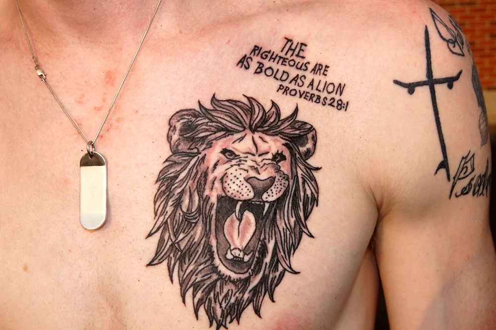 Lion tattoo