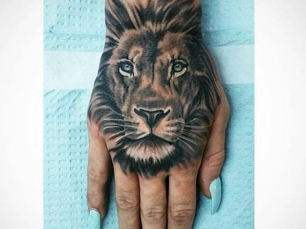 Lion tattoo