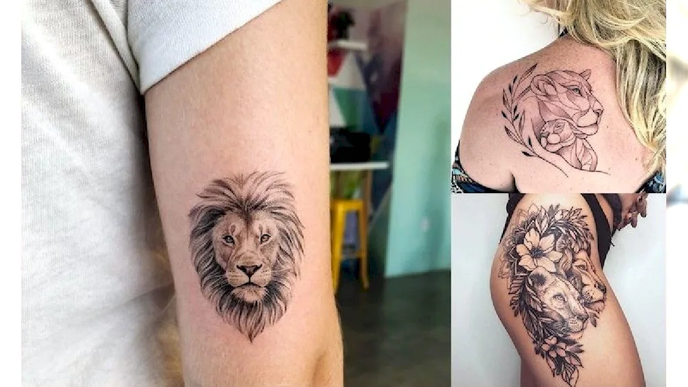 Lion Dotwork