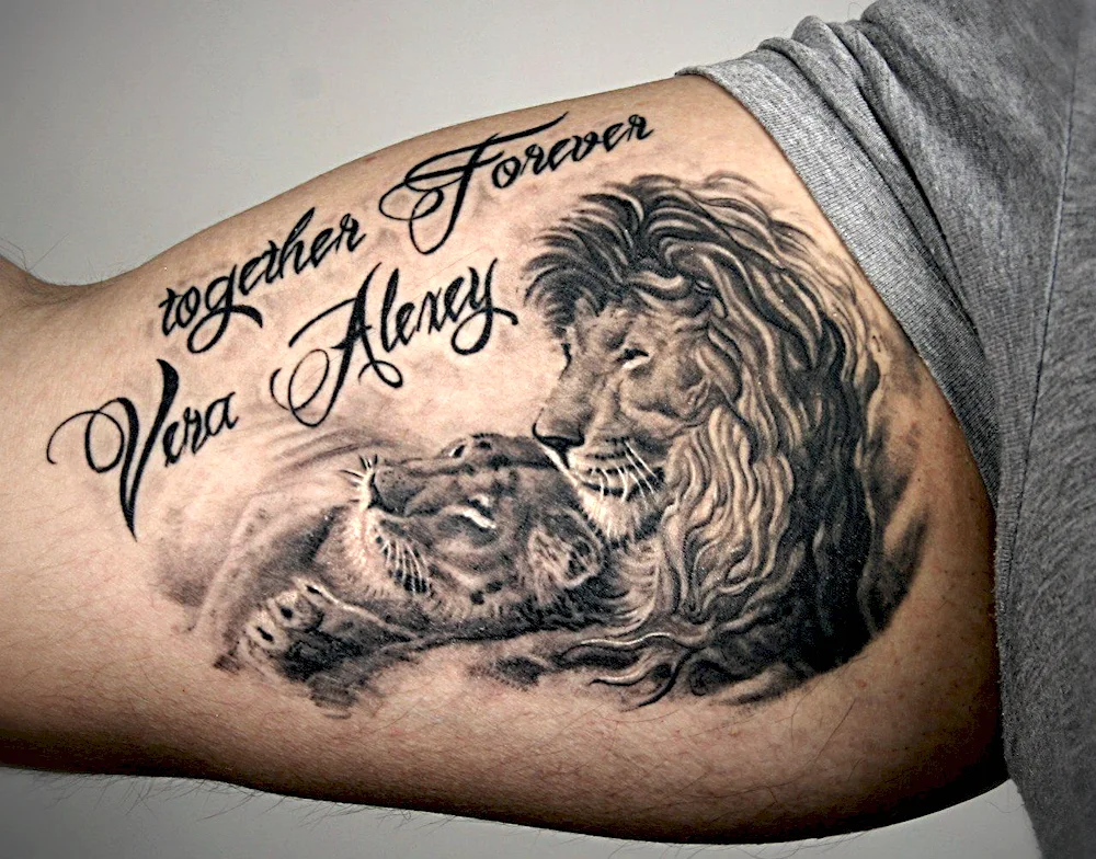 Lion tattoo