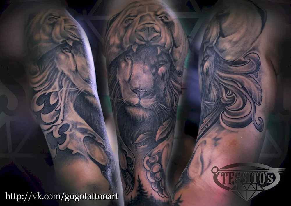 Lion tattoo