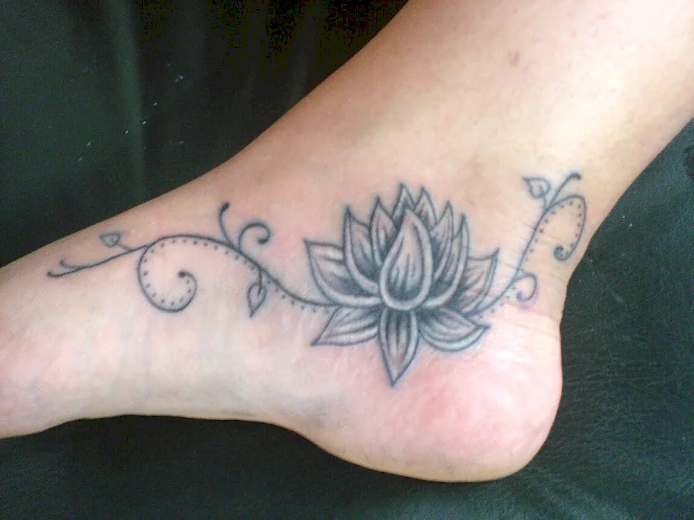 Ankle tattoo for girls