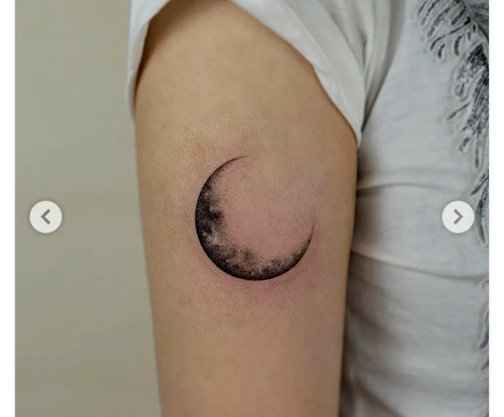 Tattoo Moon Realism