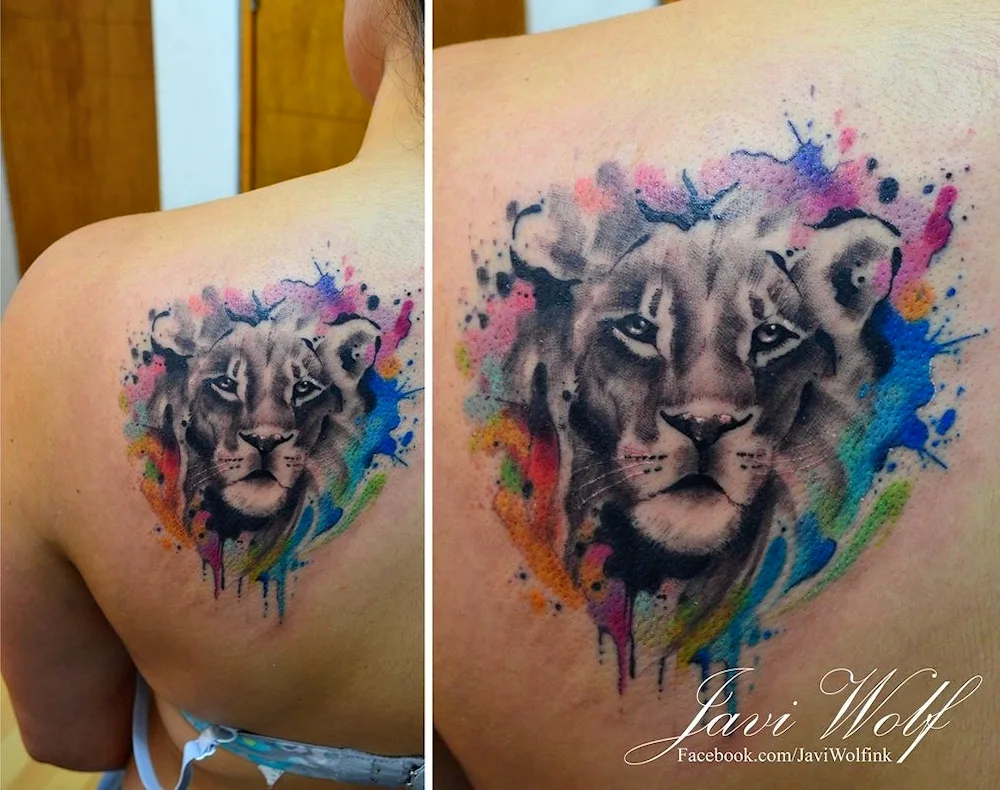 Tattoo Lion little