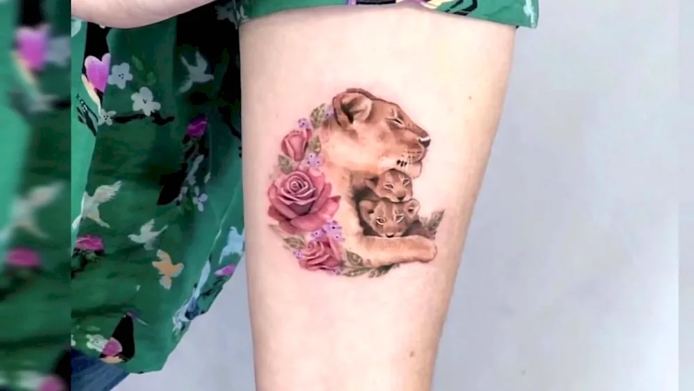 Lion tattoo