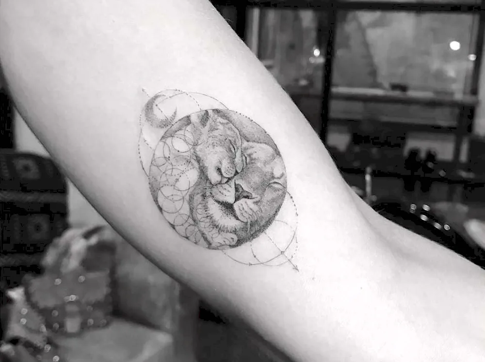 Lioness tattoo