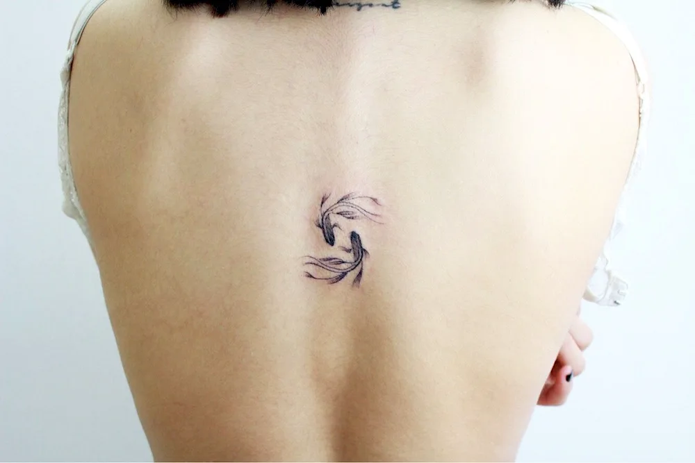 Minimalism tattoo for girls