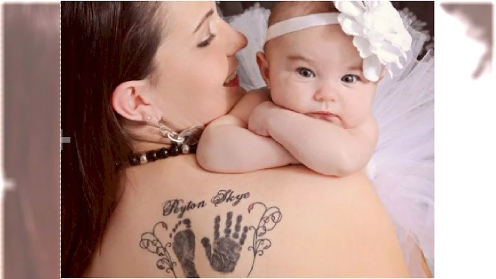 Tattoos with children's names