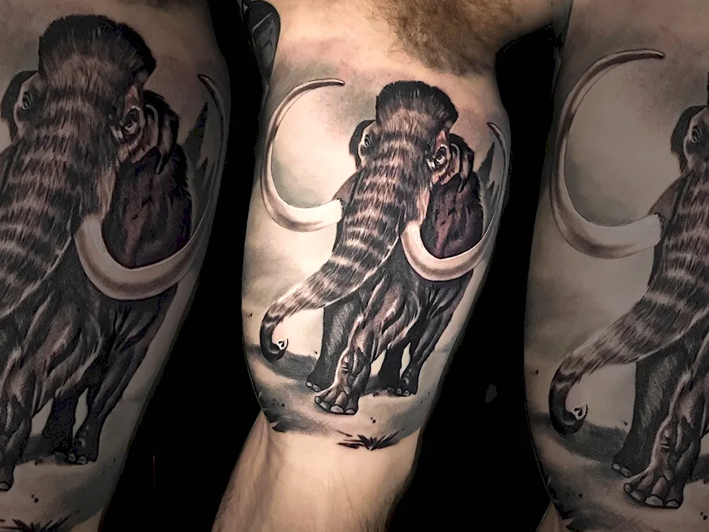 Mammoth tattoo