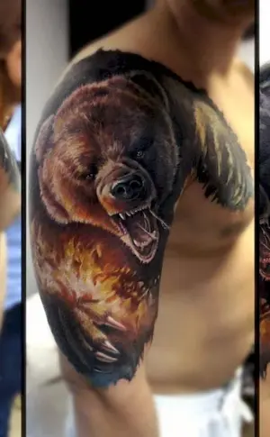 Bear tattoo