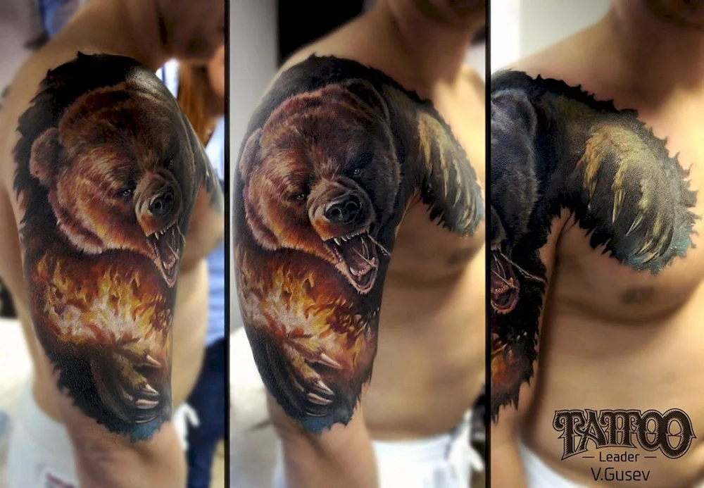 Bear tattoo