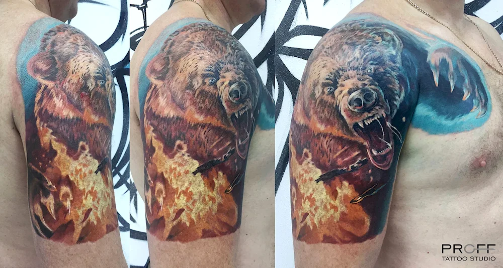 Bear tattoo