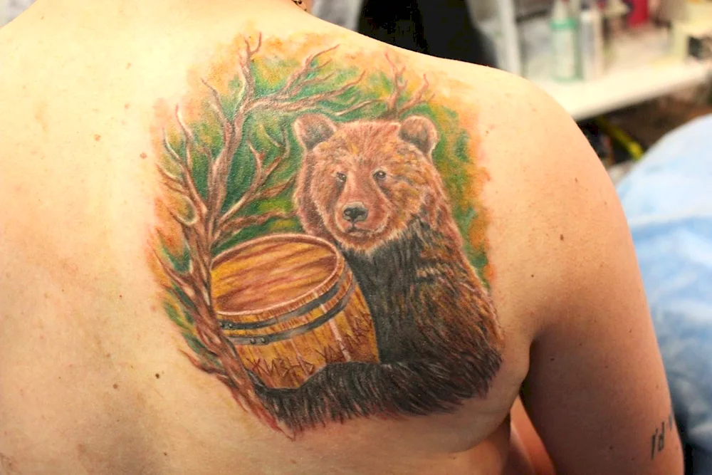 Bear tattoo bear